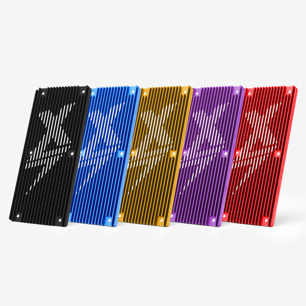 EBMX X-9000 Motor Controller Heat Sink version 1 Gold