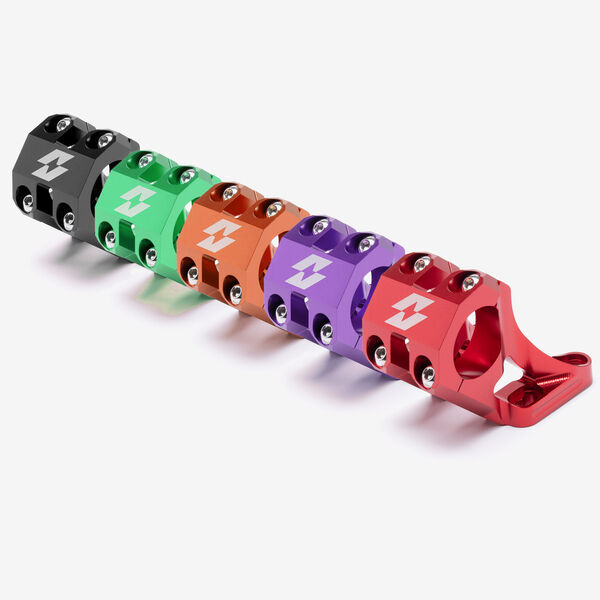 Full-E Charged Handlebar Risers 31.8mm Red