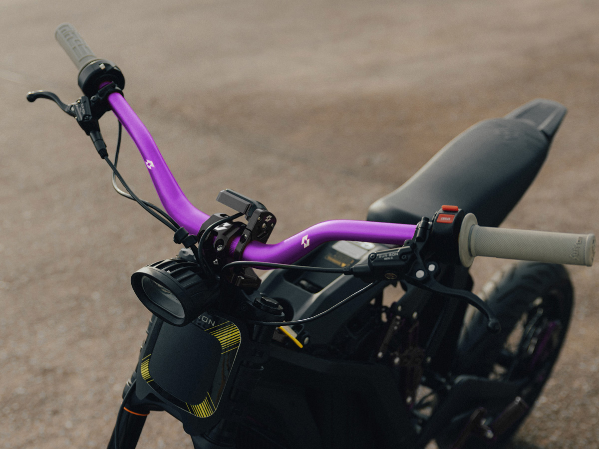 Purple handlebars 2025