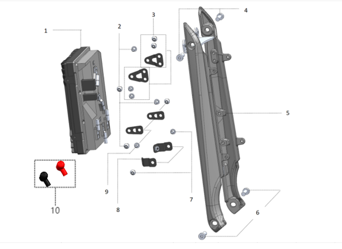 MOTOR CONTROLLER FRAME