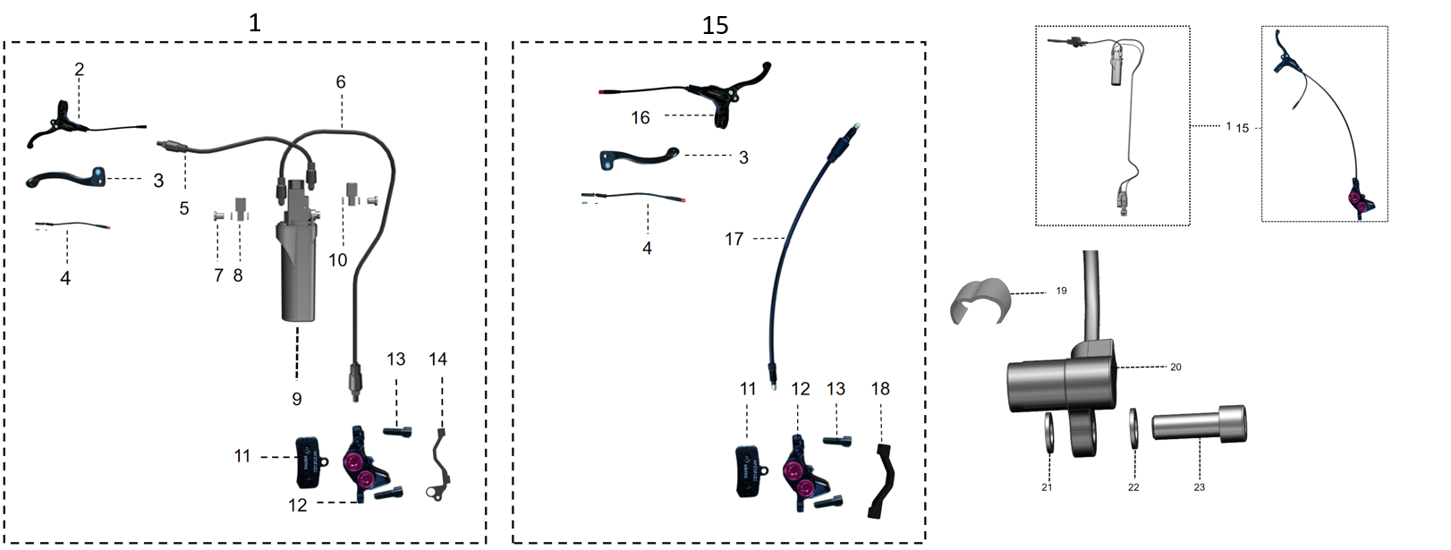 BRAKE SYSTEM COMPLETE (LBN)