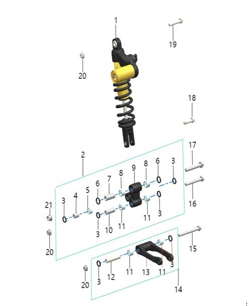 REAR SUSPENSION ASSY