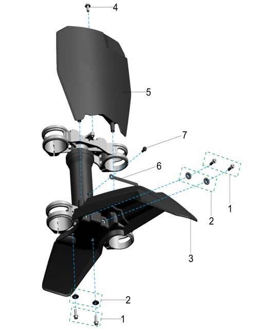 MUDGUARD AND NUMBER BOARD