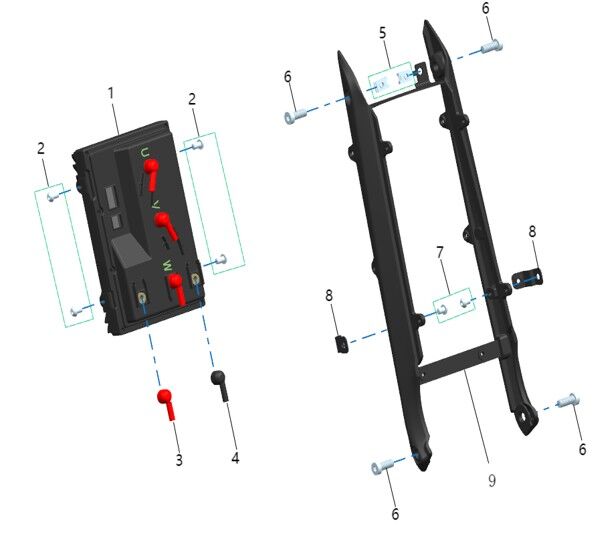 MOTOR CONTROLLER FRAME