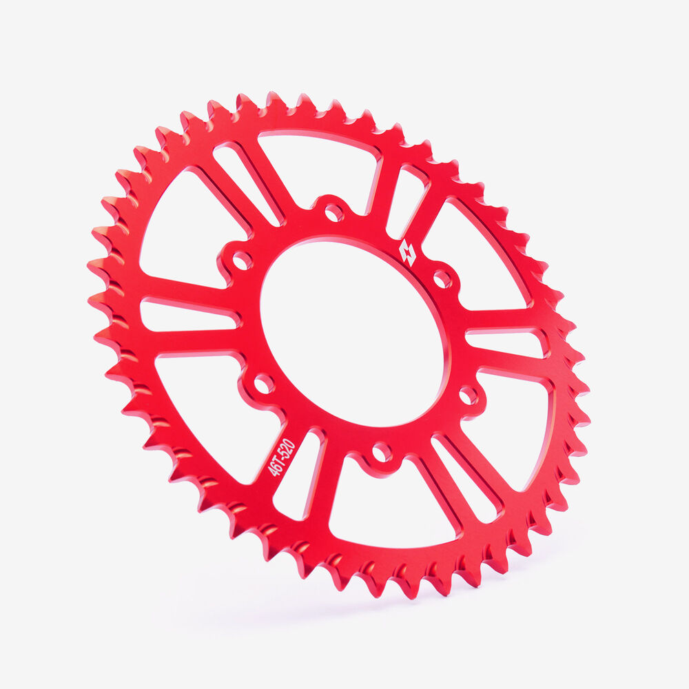 Full-E Charged Rear Sprocket 520-46T for Komodo / Ultra Bee Red