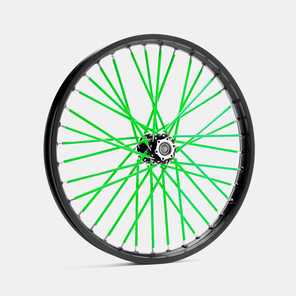 Lextek Green Spoke Wraps 215mm (20pcs/Set)