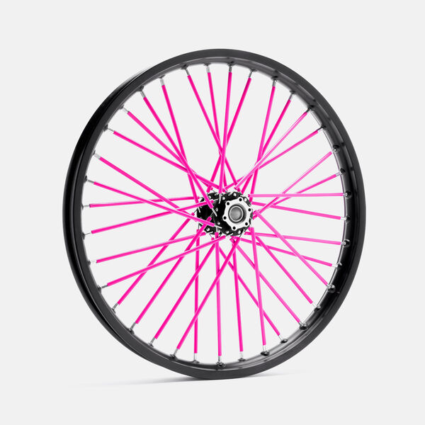Lextek Pink Spoke Wraps 215mm (20pcs/Set)