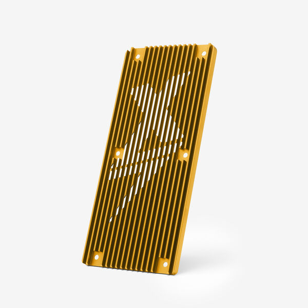 EBMX X-9000 Motor Controller Heat Sink Version 1 Gold