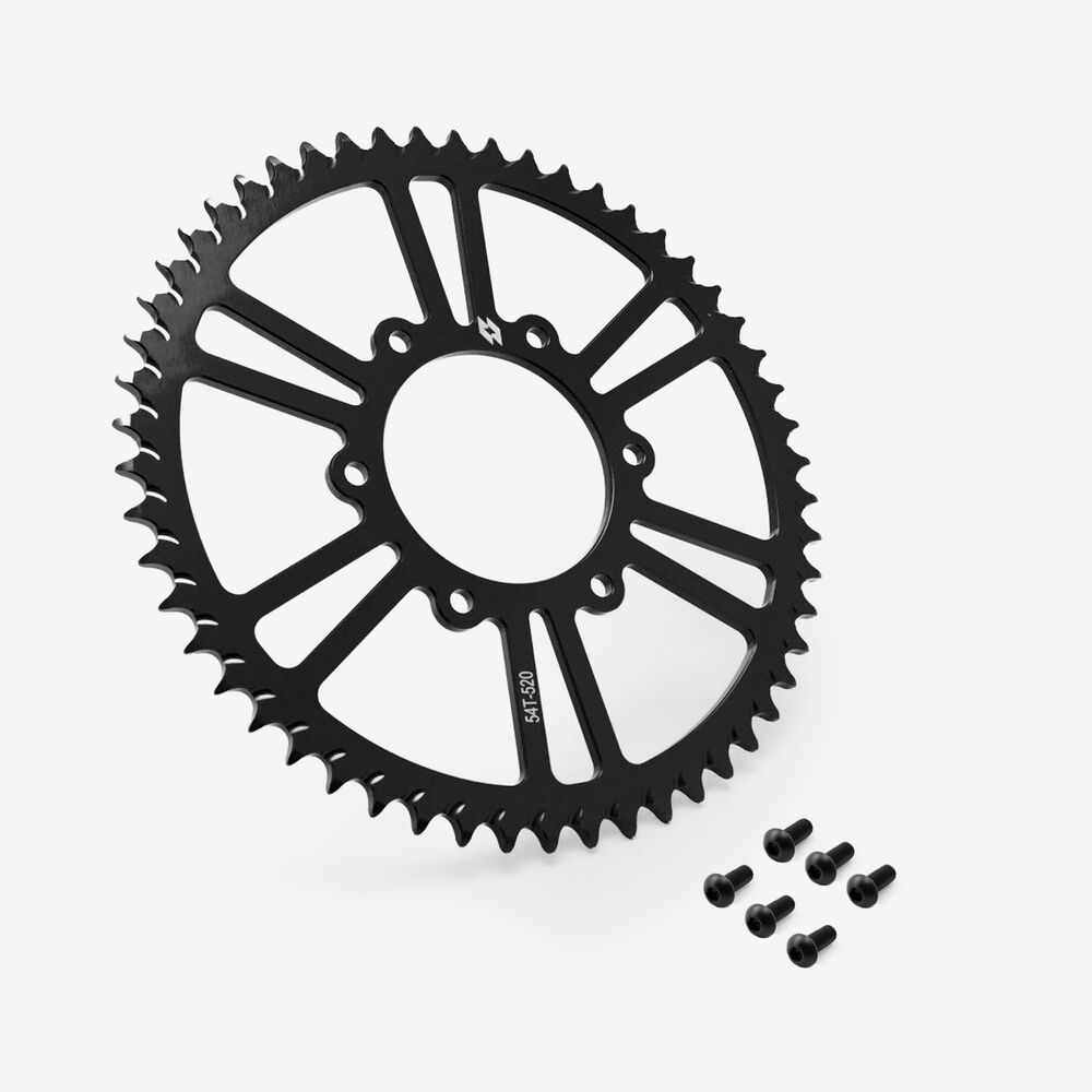 Full-E Charged Rear Sprocket 520-54T for Komodo Black